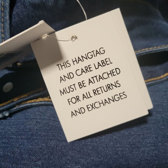 Just Fab Jeans Womens Plus Size 24W Straight High Waist Medium Wash Denim Pants - Picture 7 of 8